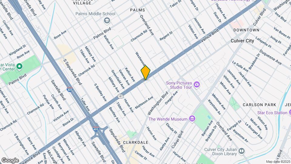 10866 Venice Blvd Map and Location Details