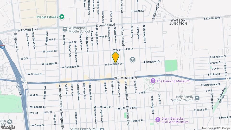 1467 N Campus Ave Map and Location Details