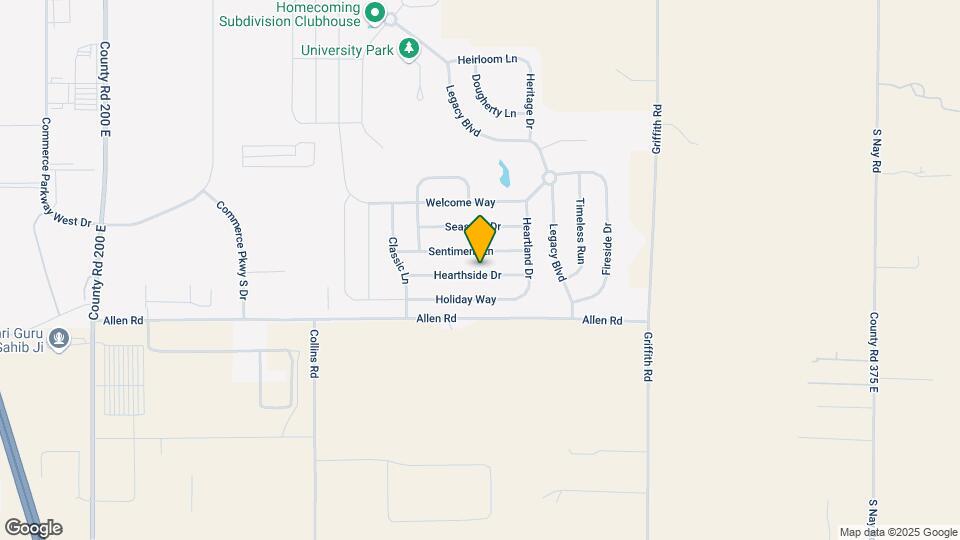 2962 Hearthside Dr Map and Location Details