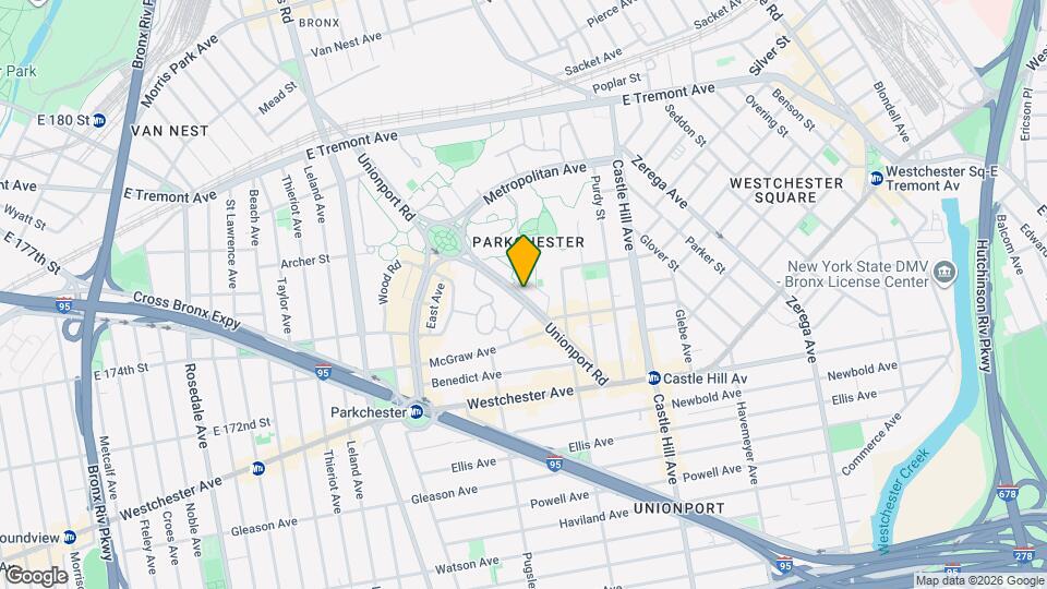 1520 Unionport Rd Map and Location Details