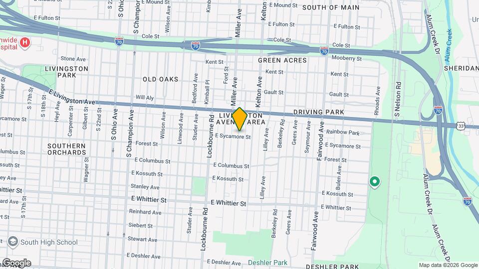 914 Ellsworth Ave Map and Location Details