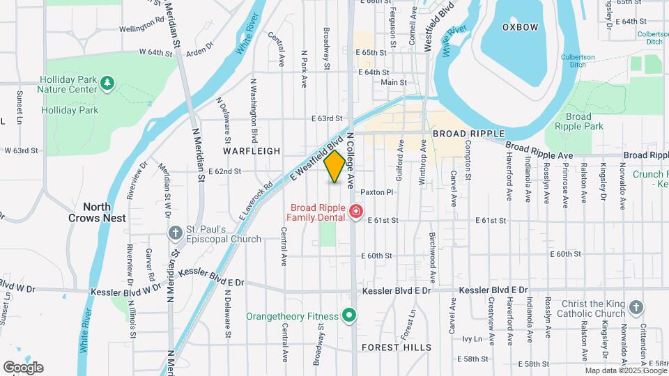 6147 Broadway St Map and Location Details