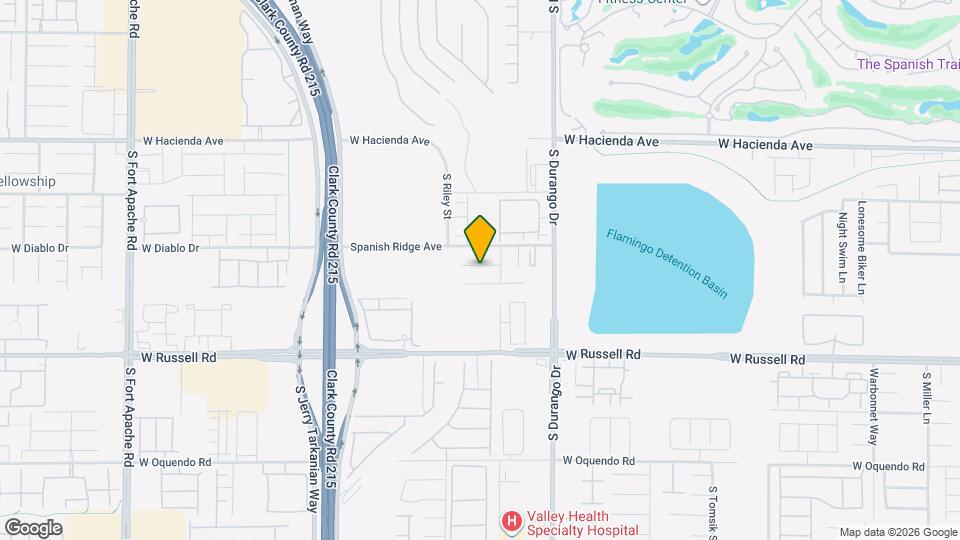 8745 Cerrito Canyon Ct Map and Location Details