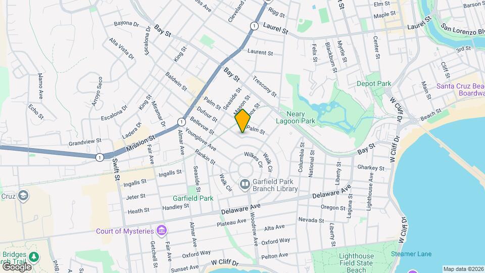 402 Dufour St Map and Location Details