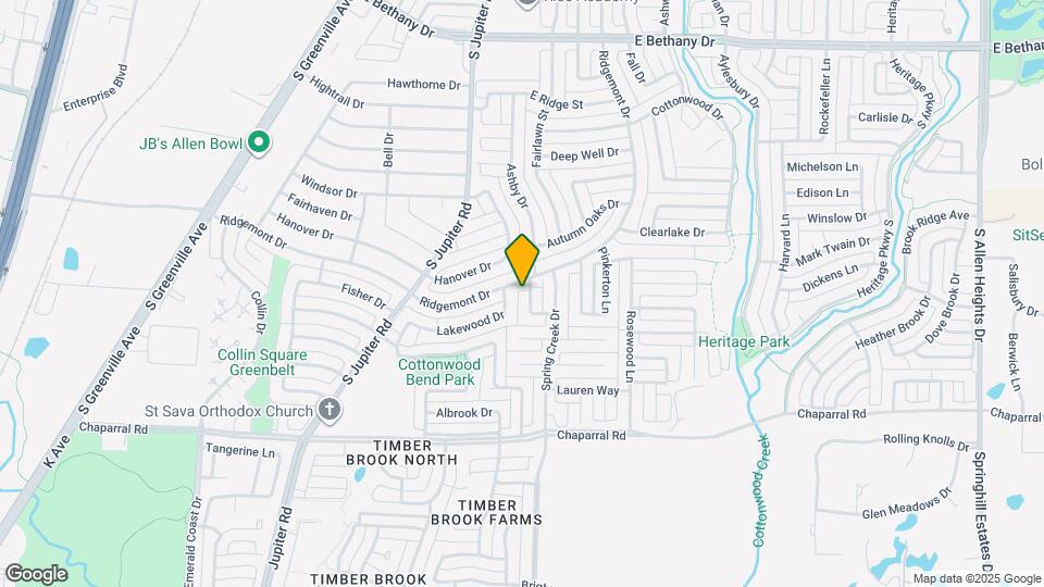 1202 Brook Dr Map and Location Details