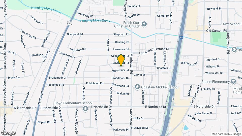 736 Woodbury Rd Mapa y Detalles de la Ubicación