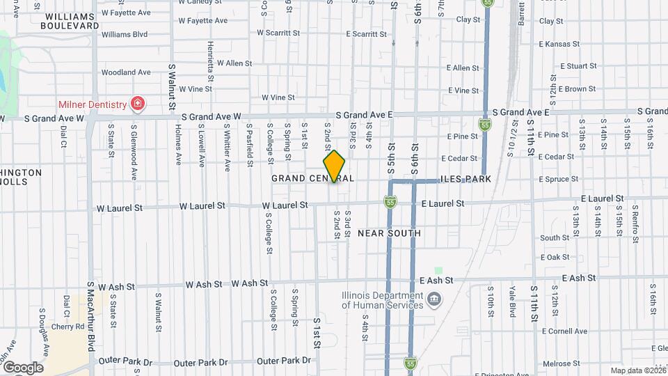 1608 S 2nd St Map and Location Details