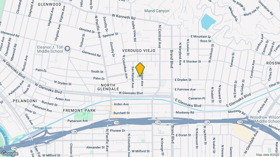 1101 Melrose Ave Map and Location Details