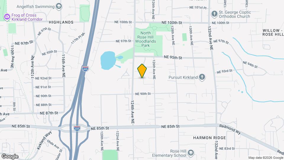 9109 125th Ave NE Map and Location Details