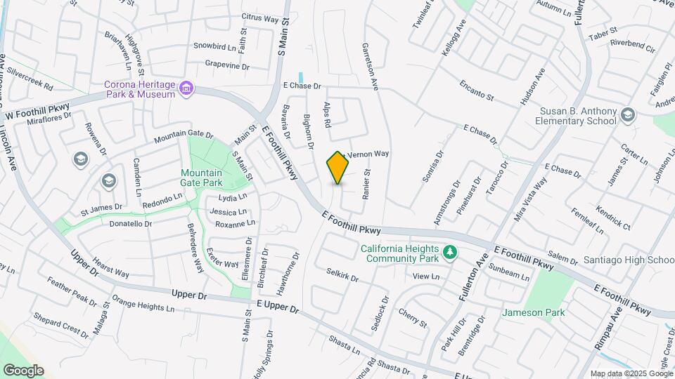 3140 Crestline Dr Map and Location Details