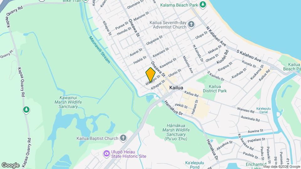 607 Wailepo St Map and Location Details