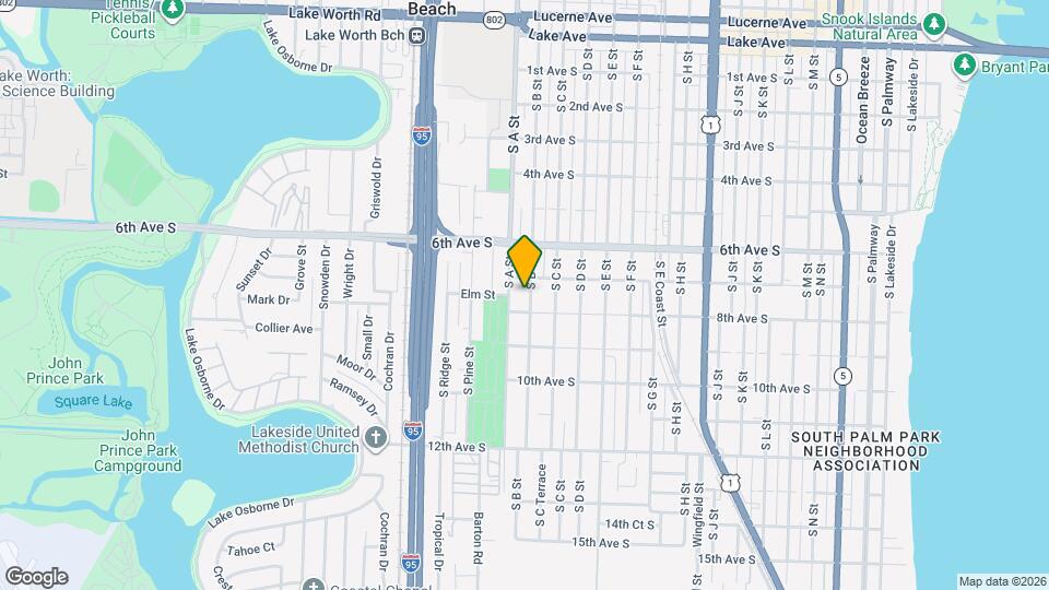715 S B St Map and Location Details