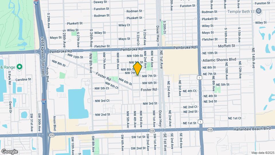 303 NW 7th St Map and Location Details