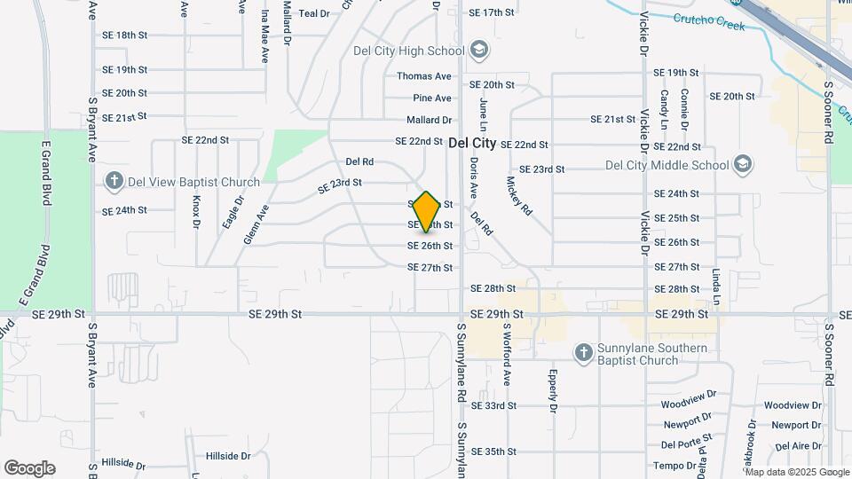 4129 SE 26th St Map and Location Details