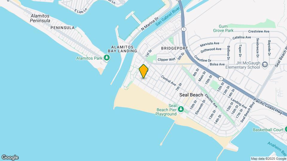 201 Ocean Ave Map and Location Details