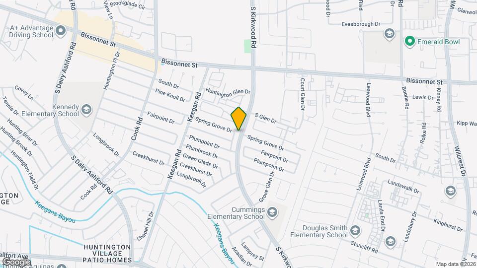 9907 Golden Glen Dr Mapa y Detalles de la Ubicación