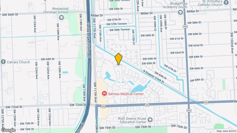 6540 SW 114th Pl Map and Location Details