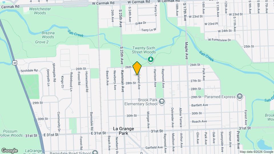 1518 Cleveland Ave Map and Location Details