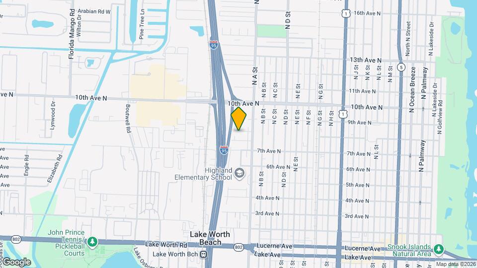 1731 Lavue Ave Map and Location Details