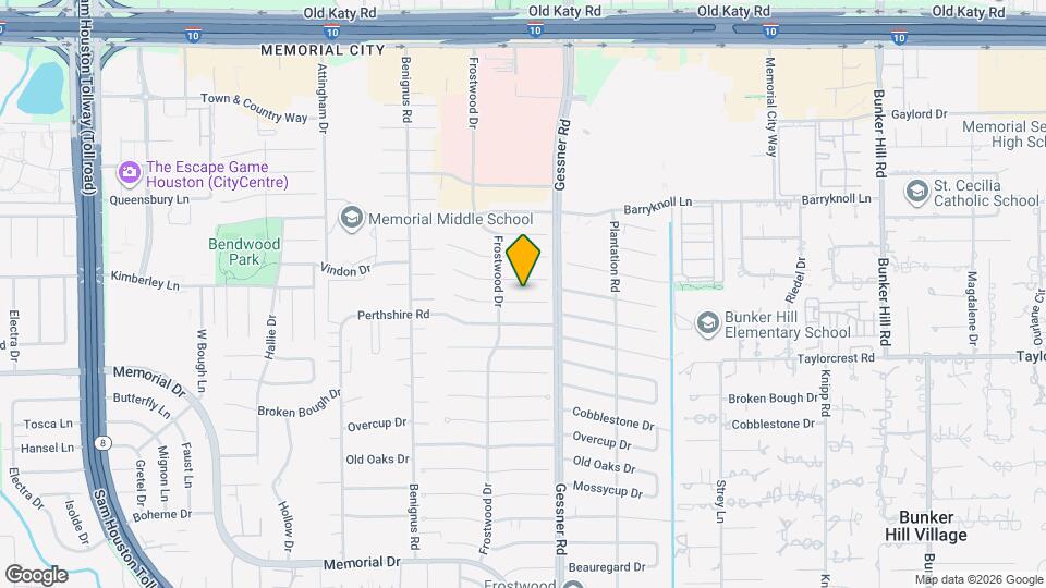 12318 Woodthorpe Ln Map and Location Details