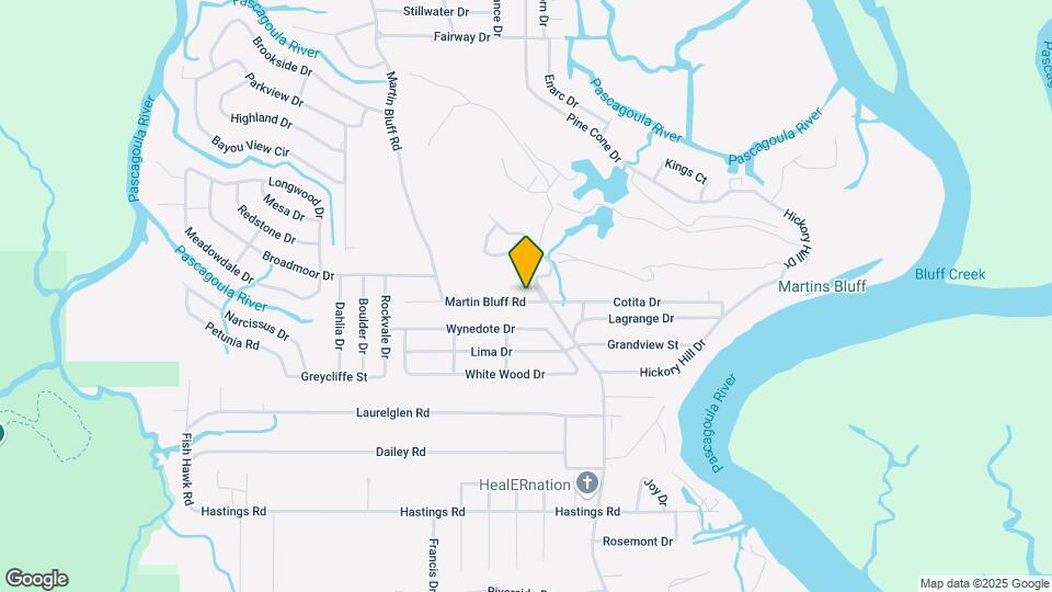7908 Martin Bluff Rd Map and Location Details