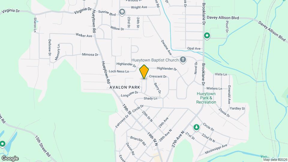 3311 Crescent Dr Map and Location Details