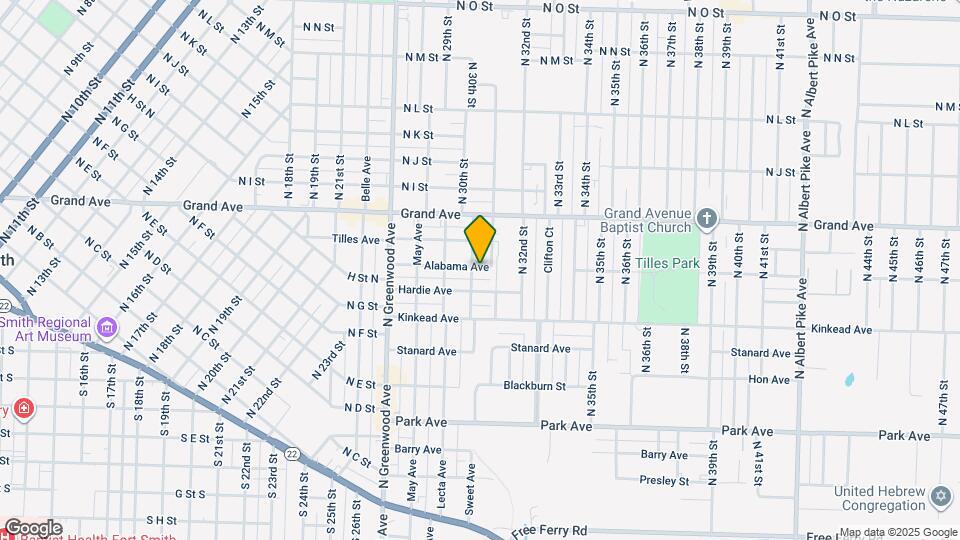 3004 Alabama Ave Map and Location Details