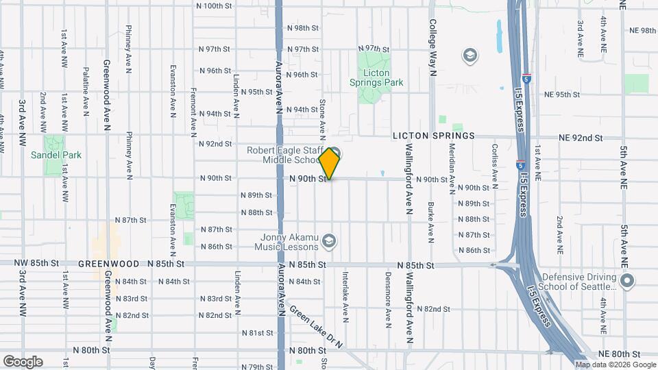 8853 Stone Ave N Map and Location Details