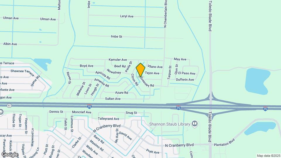 2219 Greenley Rd Mapa y Detalles de la Ubicación