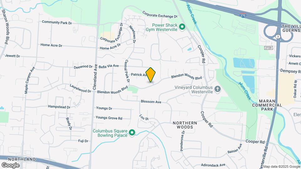 2806 Blendon Woods Blvd Map and Location Details