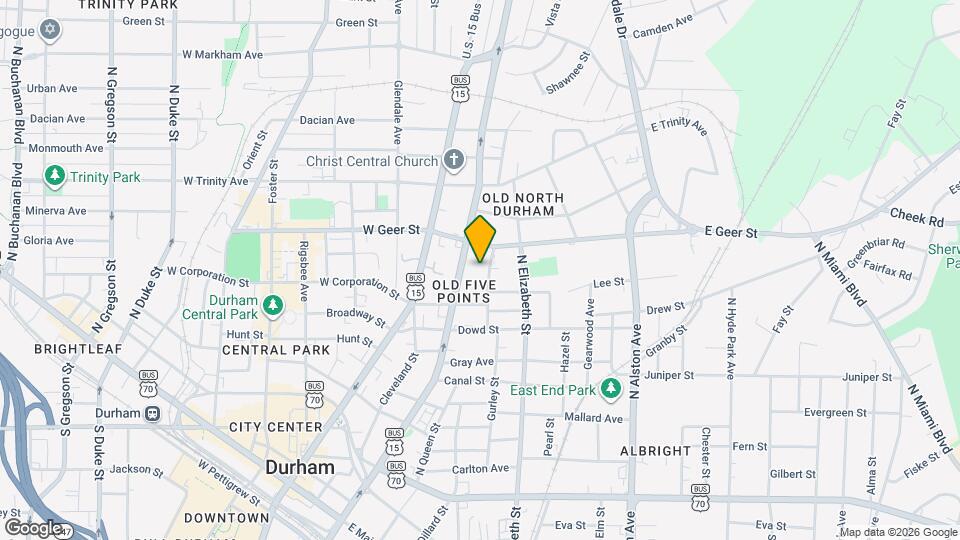 1119 Gurley St Map and Location Details