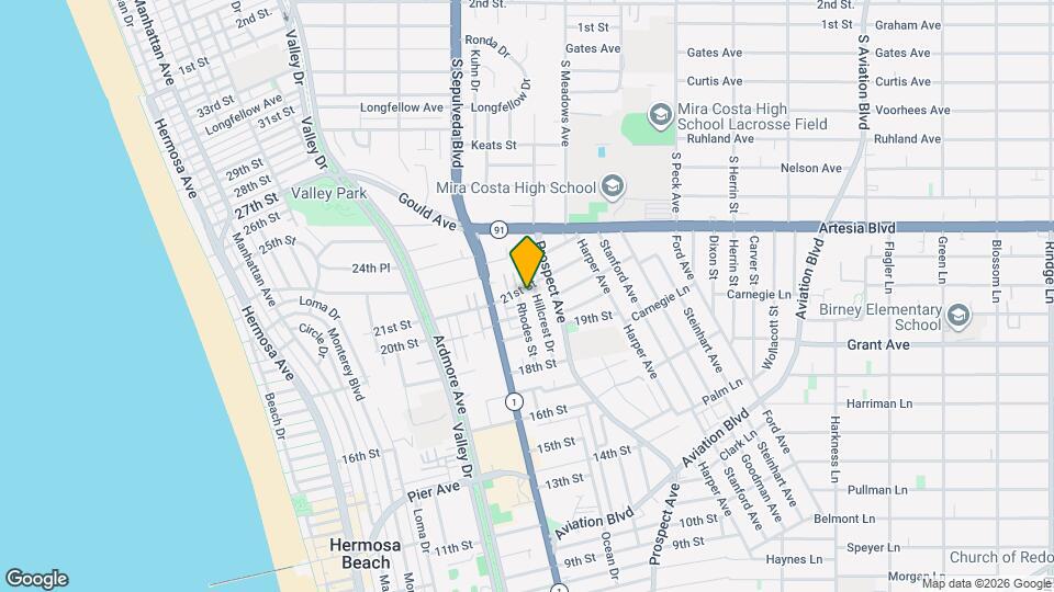 918 21st St Map and Location Details