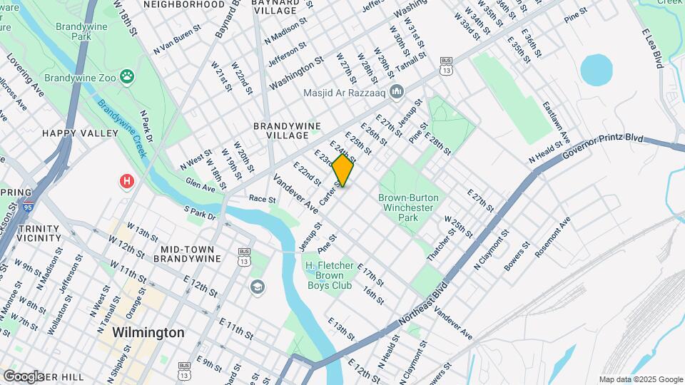 2205 Jessup St Map and Location Details