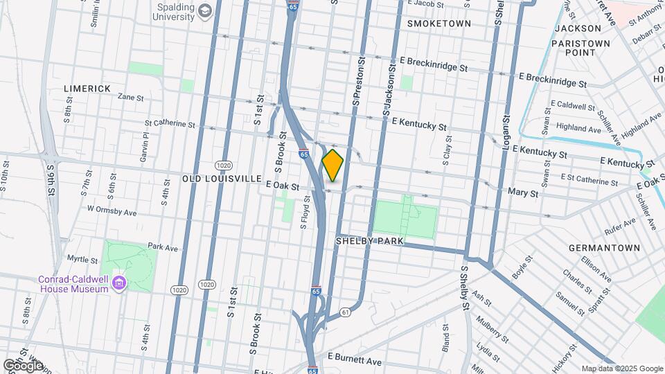 329 E Oak St Map and Location Details