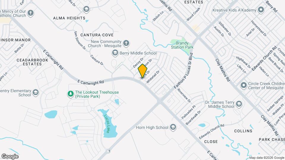 2620 Buck Dr Map and Location Details