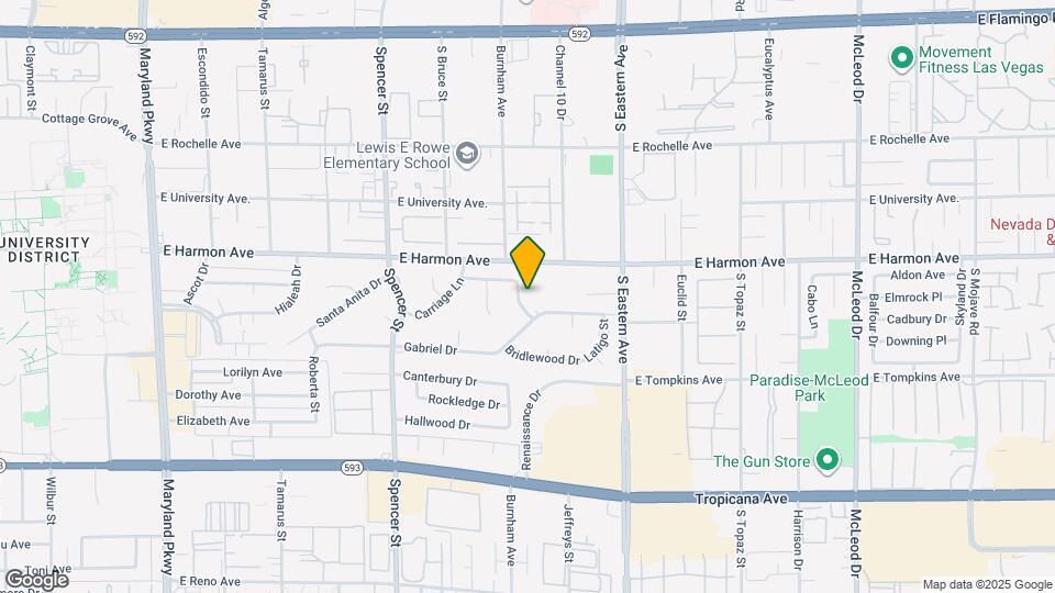 4560 Rancho Hills Dr Map and Location Details