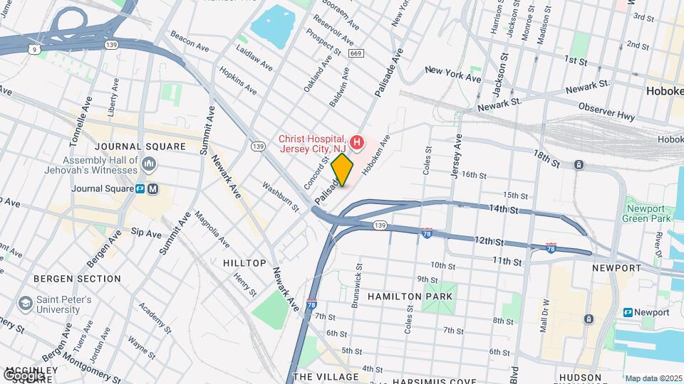 108 Palisade Ave Map and Location Details