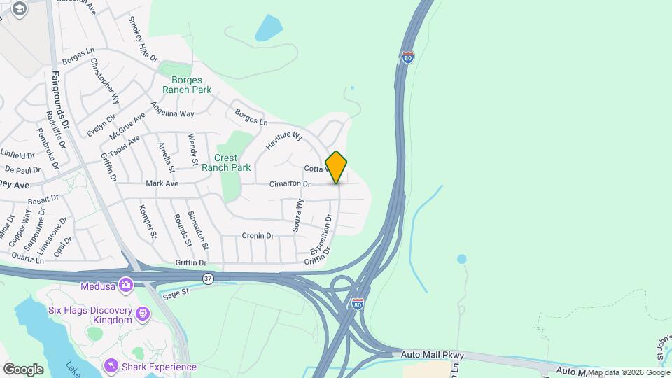 395 Cimarron Dr Map and Location Details