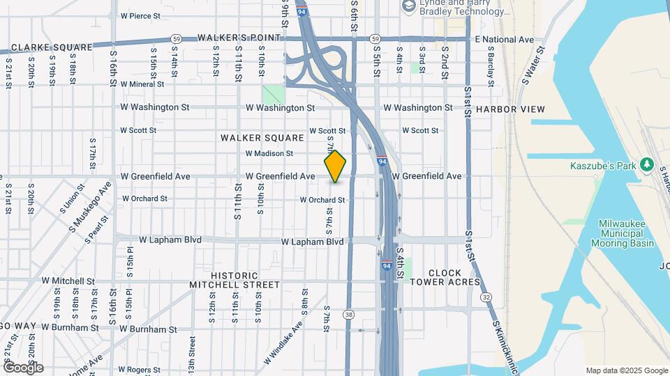 1422 S 7th St Map and Location Details