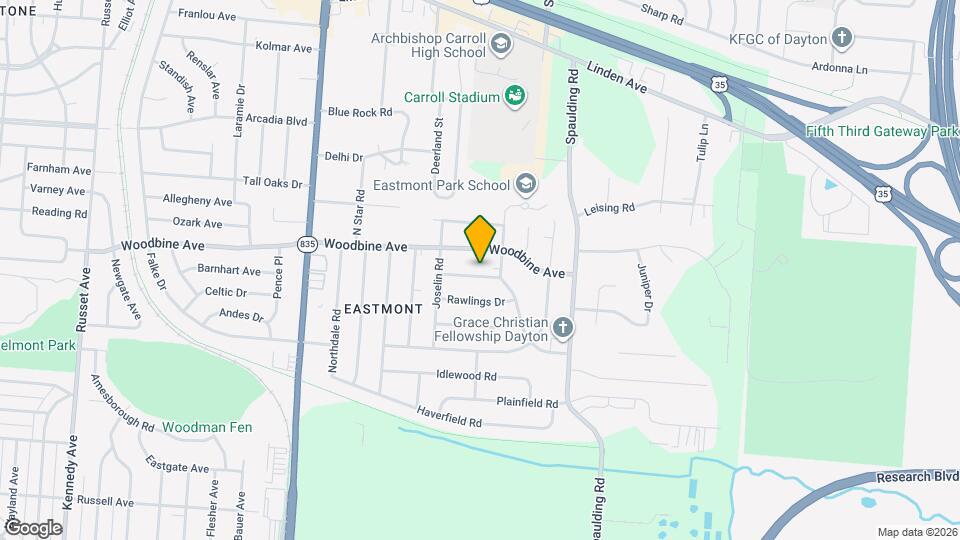 5373 Pickford Dr Map and Location Details