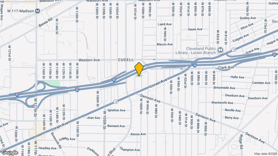 3112 W 100th St Map and Location Details