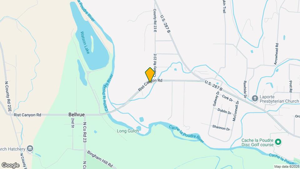 4521 Rist Canyon Rd Map and Location Details