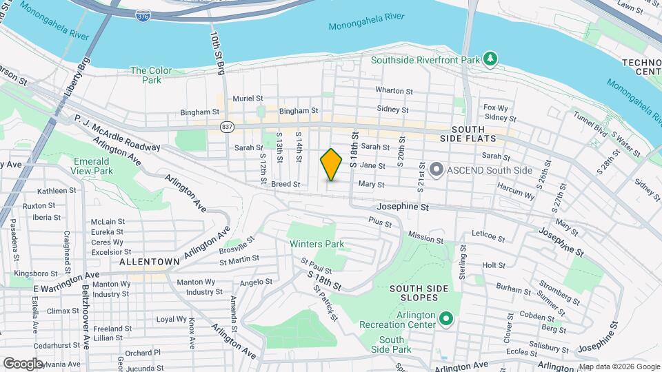 179 S 17th St Mapa y Detalles de la Ubicación