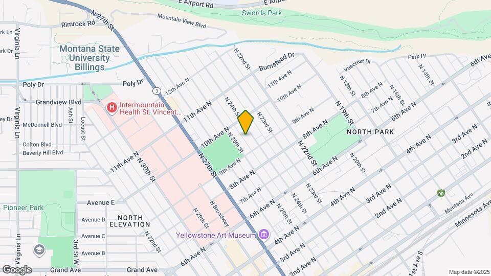 924 1/2 N 24th St Map and Location Details