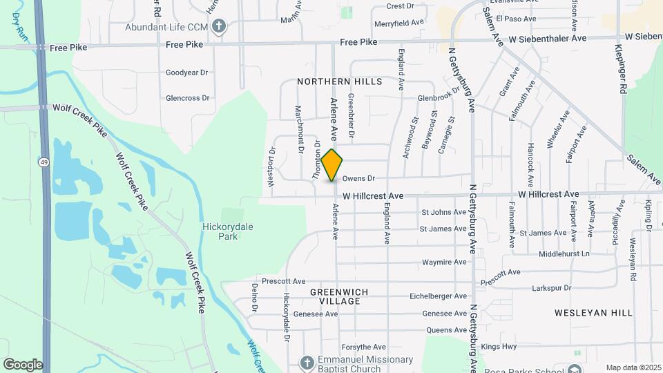 2311 Arlene Ave Map and Location Details