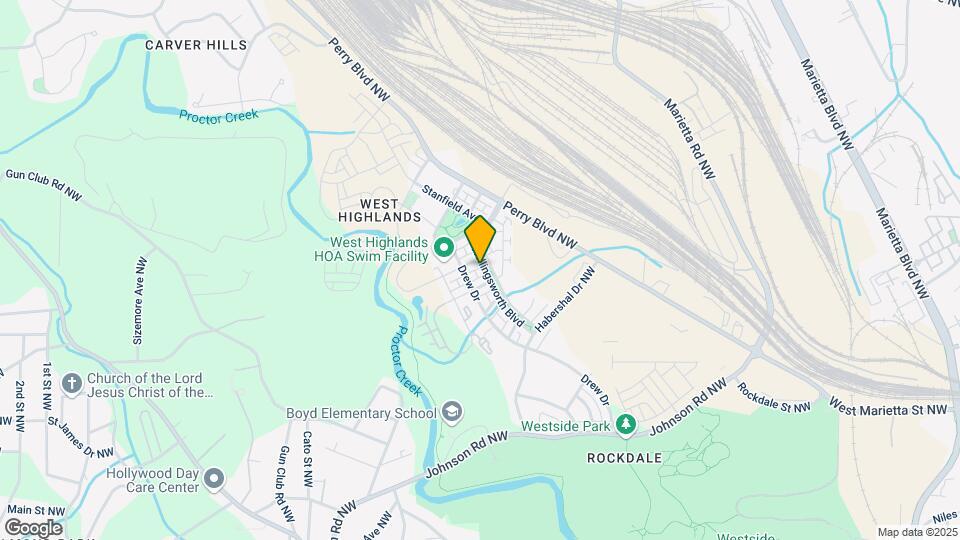1784 Hollingsworth Blvd Map and Location Details