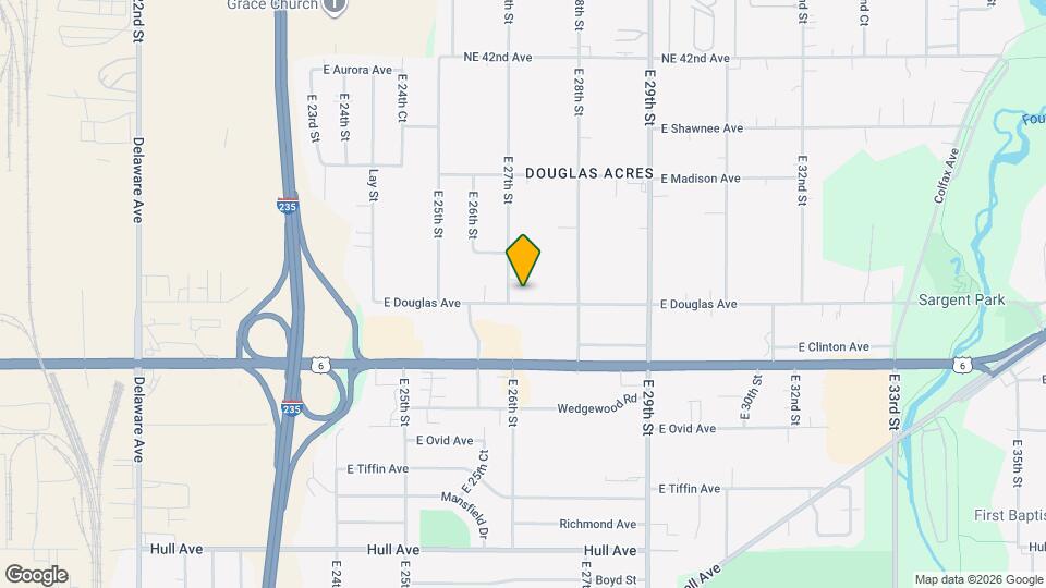 2710 E Douglas Ave Map and Location Details