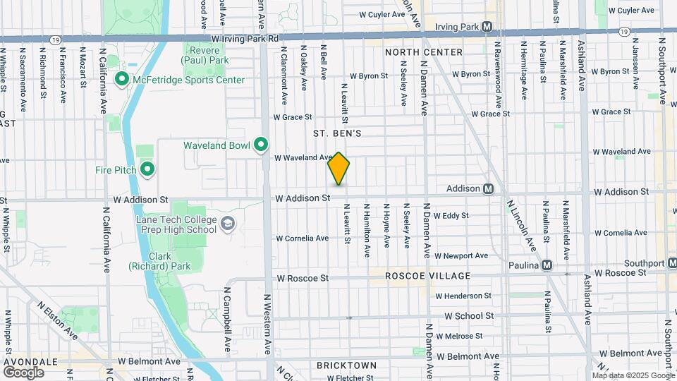 2210 W Addison St, Unit 2 Mapa y Detalles de la Ubicación