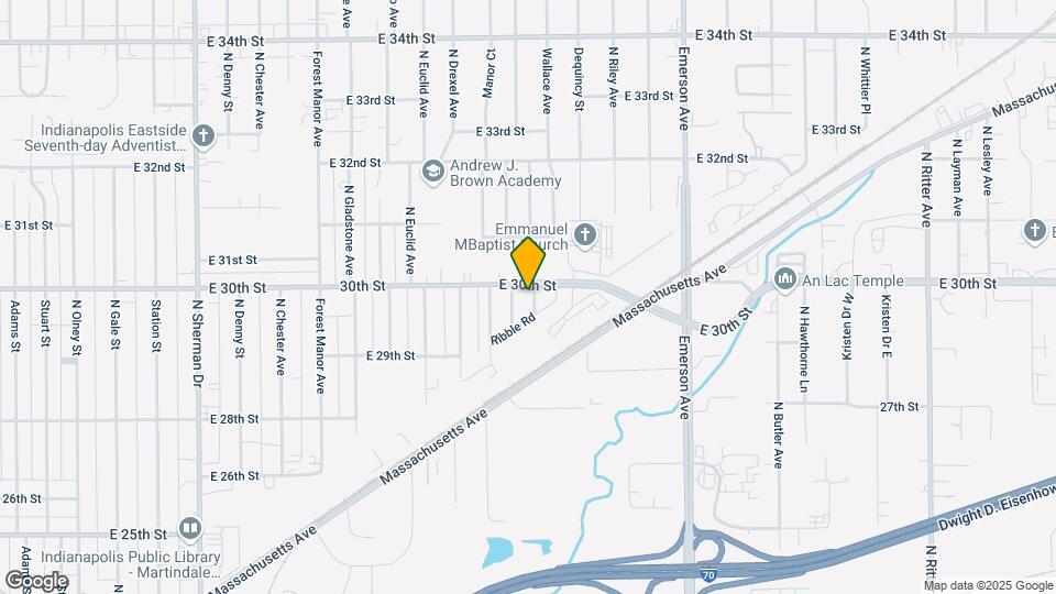2962 Dequincy St Map and Location Details
