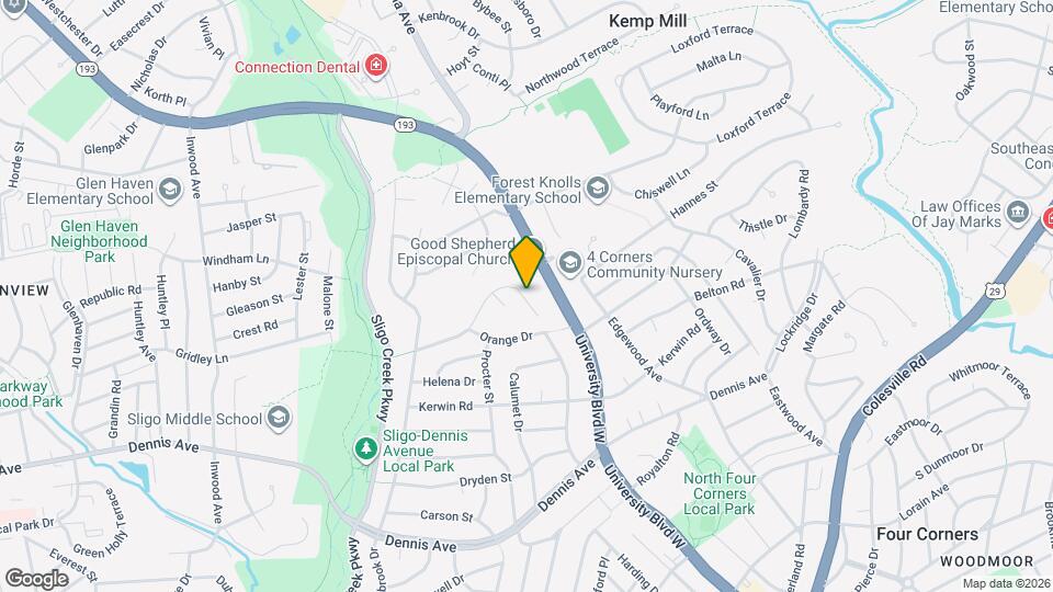 813 Whitehall St Map and Location Details